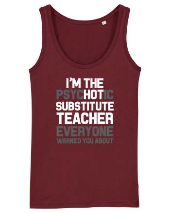 SUBSTITUTE TEACHER Burgundy