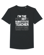 SUBSTITUTE TEACHER Tricou mânecă scurtă guler larg Bărbat Skater