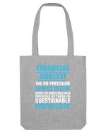 FINANCIAL ANALYST Sacoșă textilă