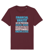FINANCIAL ANALYST Tricou mânecă scurtă Unisex Rocker