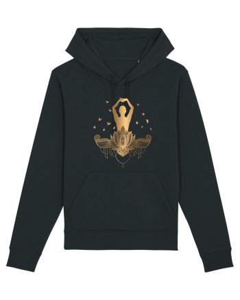 Yoga Fluturi Auriu Lotus Black