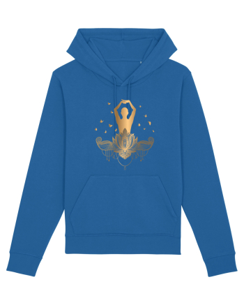 Yoga Fluturi Auriu Lotus Royal Blue