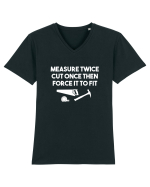 Lucrare Tricou mânecă scurtă guler V Bărbat Presenter