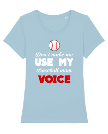 BASEBALL MOM Sky Blue