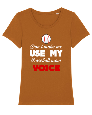 BASEBALL MOM Roasted Orange