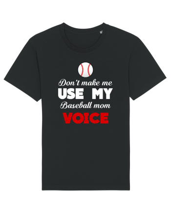 BASEBALL MOM Black