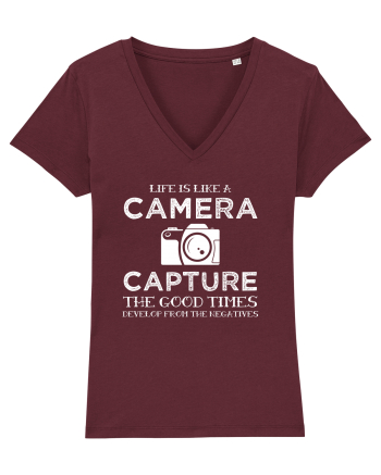 CAMERA Burgundy