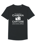 CAMERA Tricou mânecă scurtă guler larg Bărbat Skater