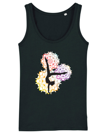 Yoga Mandala Colorat Black