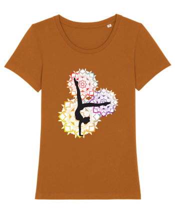Yoga Mandala Colorat Roasted Orange