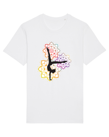 Yoga Mandala Colorat White