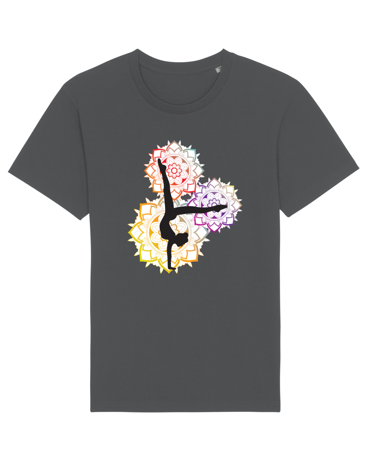 Tricou mânecă scurtă Unisex Rocker Anthracite