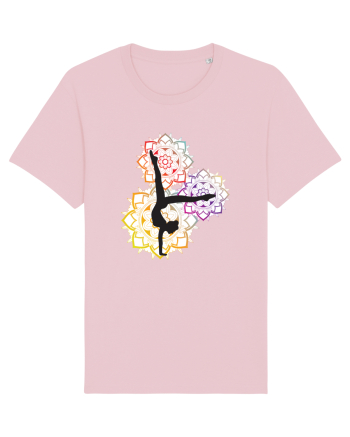Yoga Mandala Colorat Cotton Pink