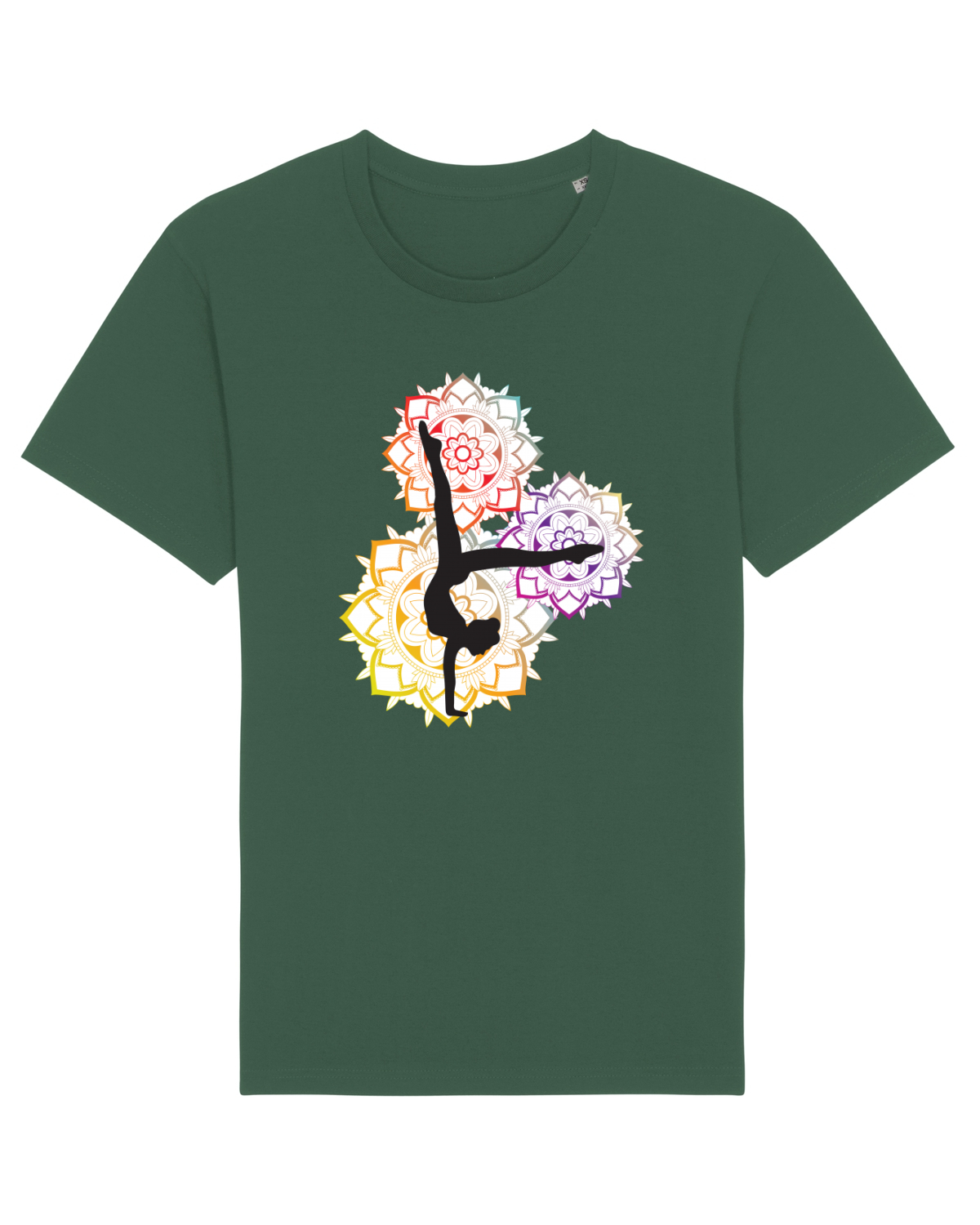 Tricou mânecă scurtă Unisex Rocker Bottle Green