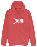 WINE Hanorac cu fermoar Unisex Connector