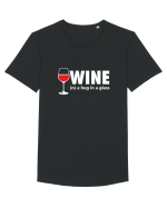 WINE Tricou mânecă scurtă guler larg Bărbat Skater