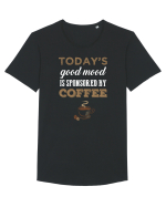 COFFEE Tricou mânecă scurtă guler larg Bărbat Skater