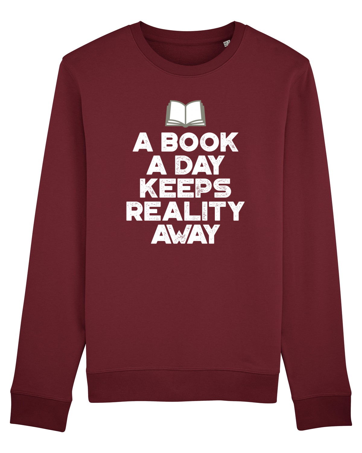 Bluză mânecă lungă Unisex Rise Burgundy