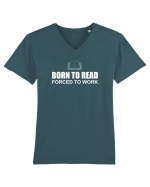 READ BOOKS Tricou mânecă scurtă guler V Bărbat Presenter