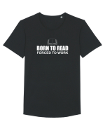 READ BOOKS Tricou mânecă scurtă guler larg Bărbat Skater