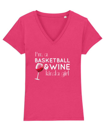 BASKETBALL WINE GIRL Raspberry