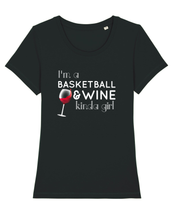 BASKETBALL WINE GIRL Black