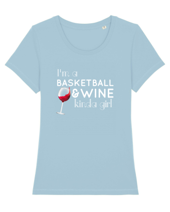 BASKETBALL WINE GIRL Sky Blue