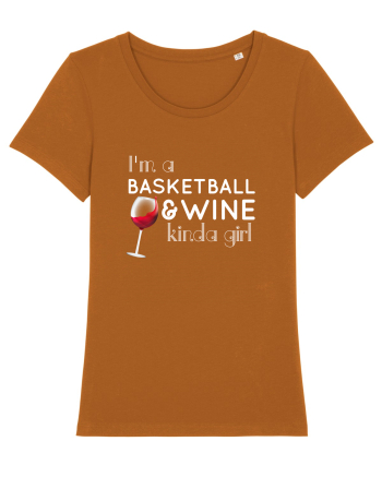 BASKETBALL WINE GIRL Roasted Orange