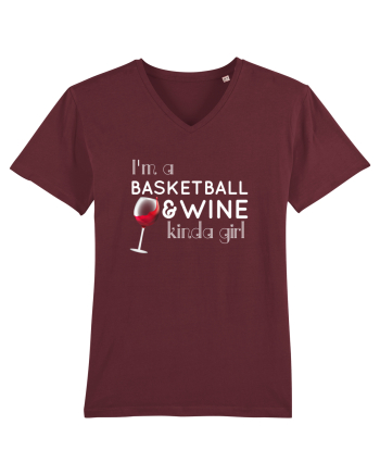 BASKETBALL WINE GIRL Burgundy