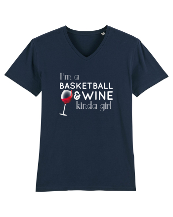 BASKETBALL WINE GIRL French Navy
