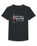 BASKETBALL WINE GIRL Tricou mânecă scurtă guler larg Bărbat Skater