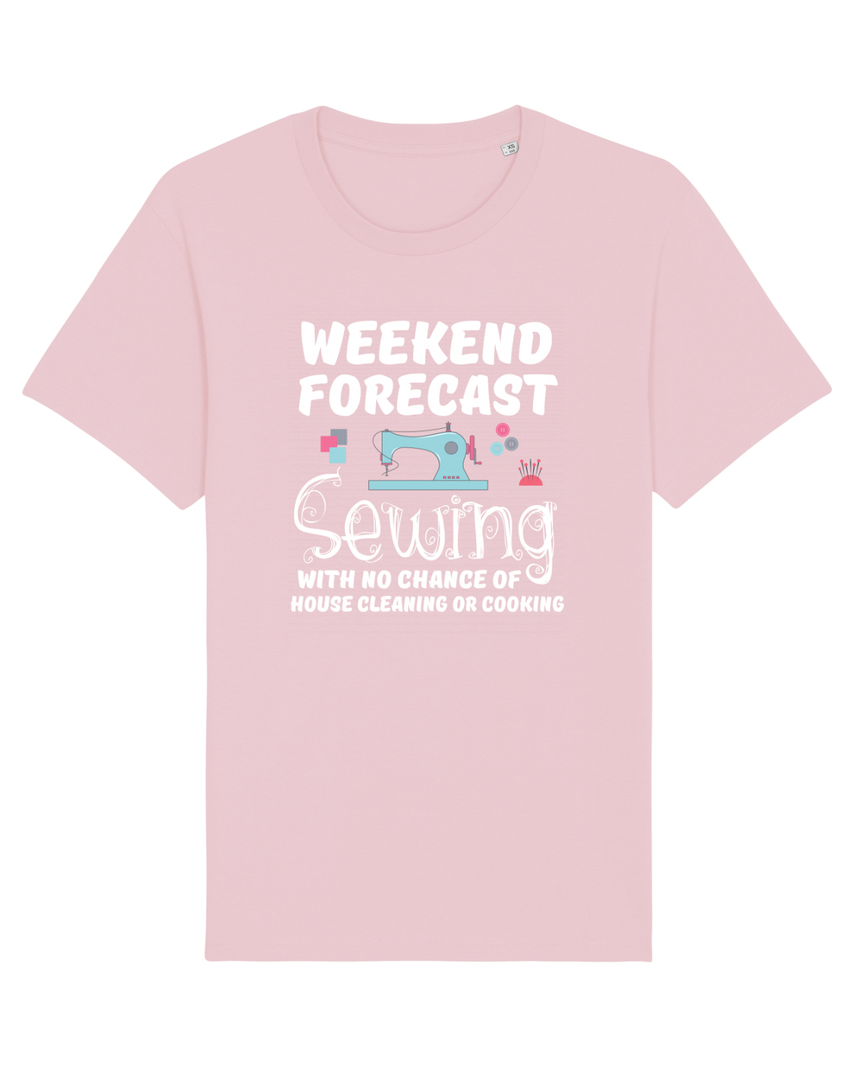 Tricou mânecă scurtă Unisex Rocker Cotton Pink