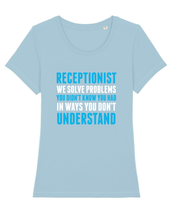 RECEPTIONIST Sky Blue