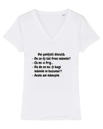 Discutie intre politisti White