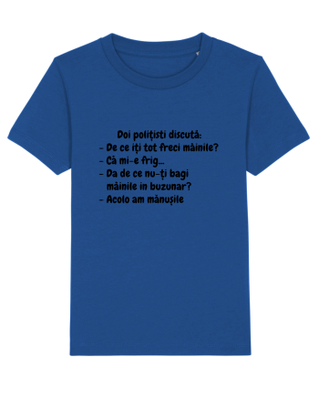 Discutie intre politisti Majorelle Blue