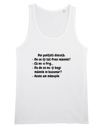 Discutie intre politisti White