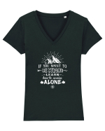 Survive alone Tricou mânecă scurtă guler V Damă Evoker
