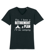 CAMPING Tricou mânecă scurtă guler V Bărbat Presenter