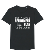 RIDING Tricou mânecă scurtă guler larg Bărbat Skater