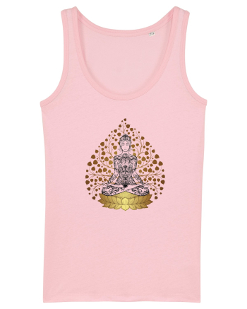 Yoga Lotus Tattoo Auriu Cotton Pink