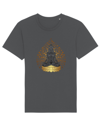 Yoga Lotus Tattoo Auriu Anthracite