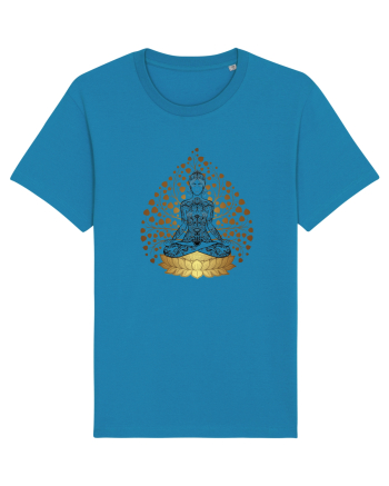 Yoga Lotus Tattoo Auriu Azur