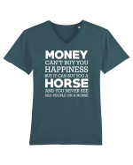HORSE Tricou mânecă scurtă guler V Bărbat Presenter