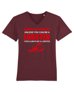 LOBSTER Tricou mânecă scurtă guler V Bărbat Presenter