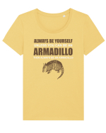 ARMADILLO Tricou mânecă scurtă guler larg fitted Damă Expresser