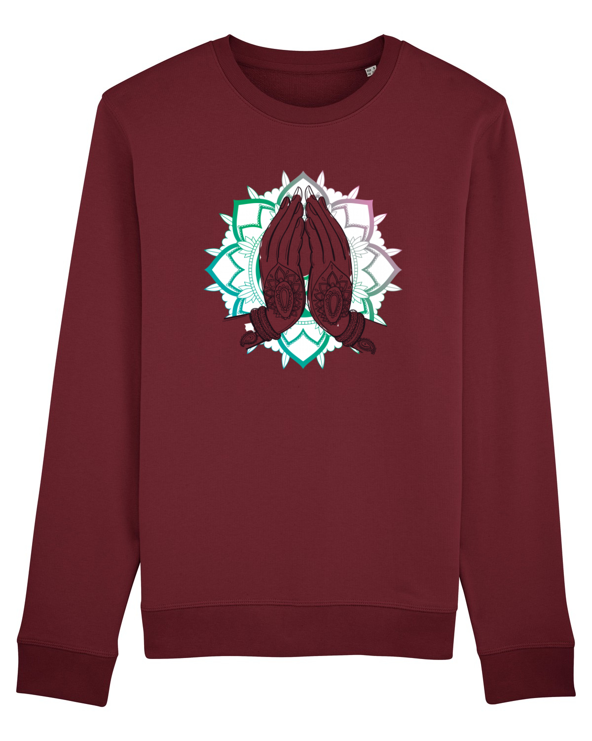 Bluză mânecă lungă Unisex Rise Burgundy