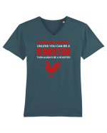 ROOSTER Tricou mânecă scurtă guler V Bărbat Presenter