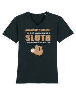 SLOTH Tricou mânecă scurtă guler V Bărbat Presenter