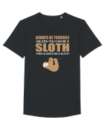 SLOTH Tricou mânecă scurtă guler larg Bărbat Skater