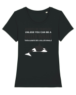 KILLER WHALE Tricou mânecă scurtă guler larg fitted Damă Expresser